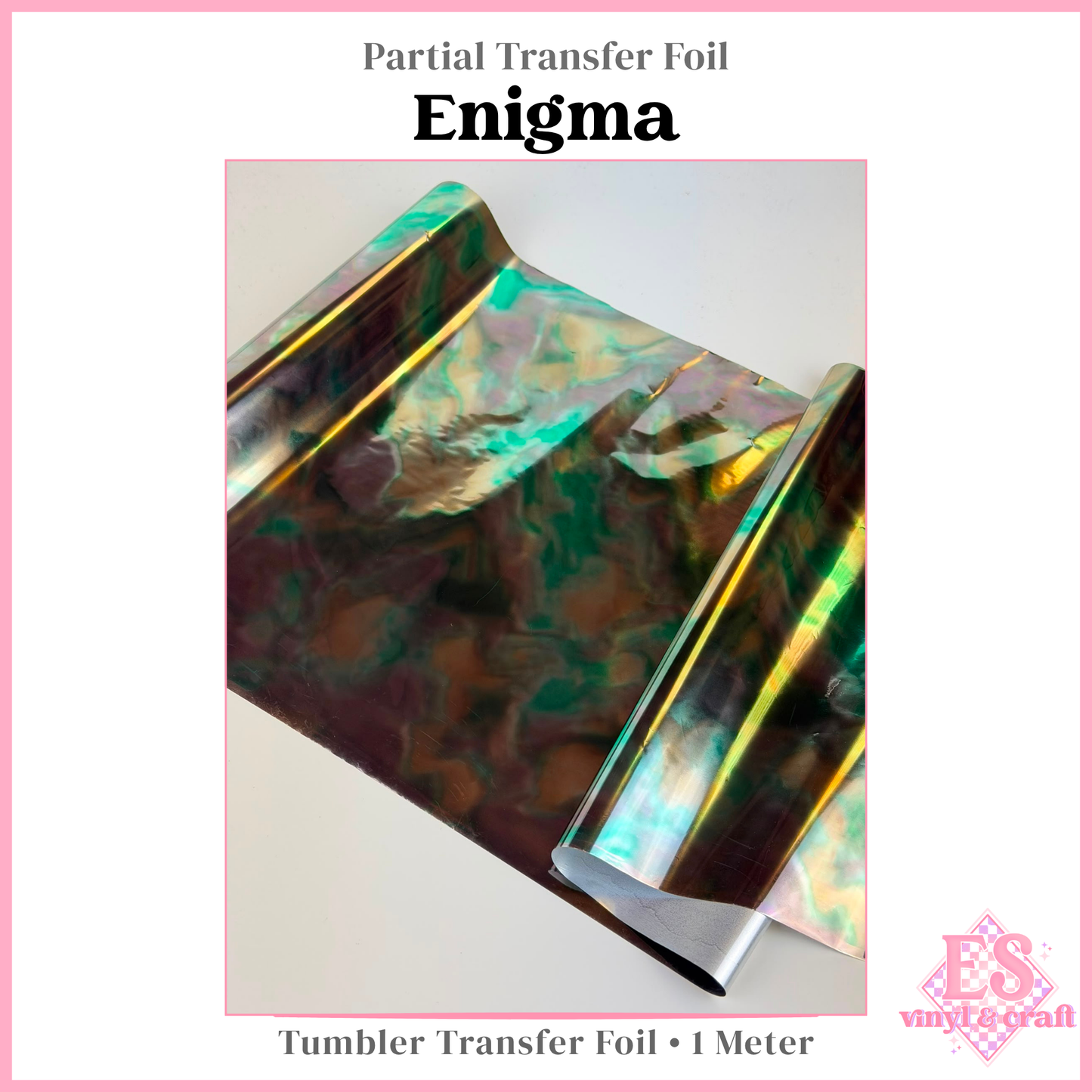 Enigma - Partial Transfer Foil - 1 Metre