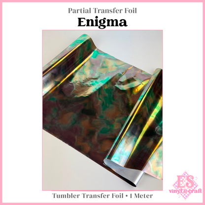 Enigma - Partial Transfer Foil - 1 Metre