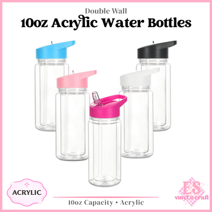 10oz Double Wall Plastic Snowglobes with Plug