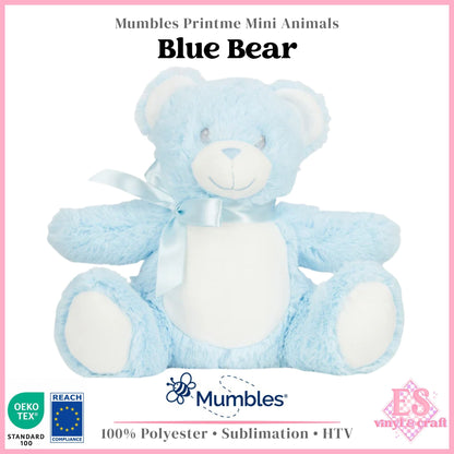 Mumbles Print Me MM60 - Blue Bear