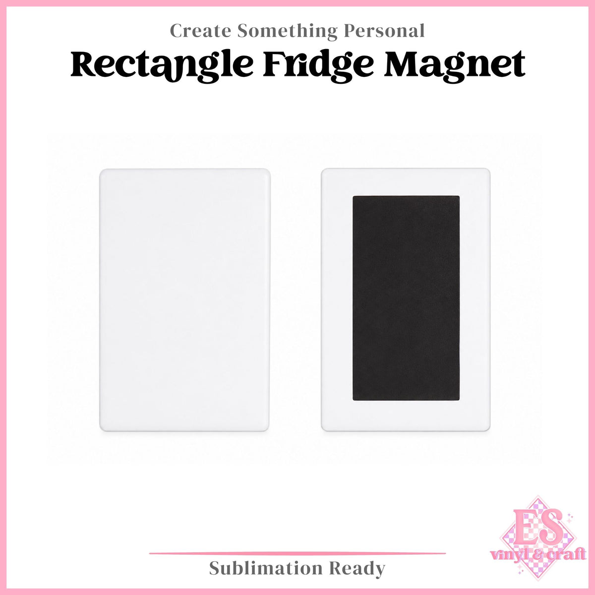 Fridge Magnet Rectangle - 4.6cm x 6.5cm