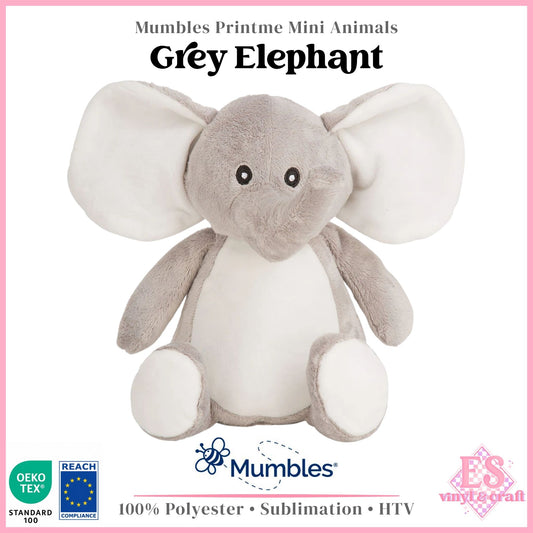 Mumbles Print Me MM60 - Grey Elephant