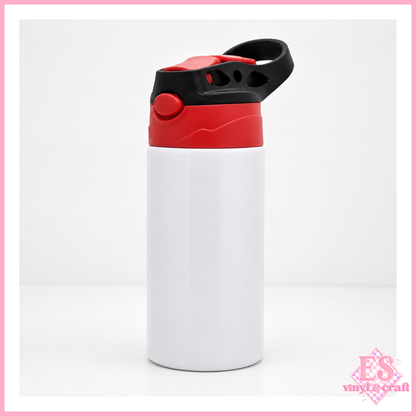 12oz Kids Flip-top White Sublimation Cup