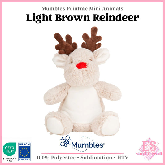 Mumbles Print Me MM60 - Light Brown Reindeer