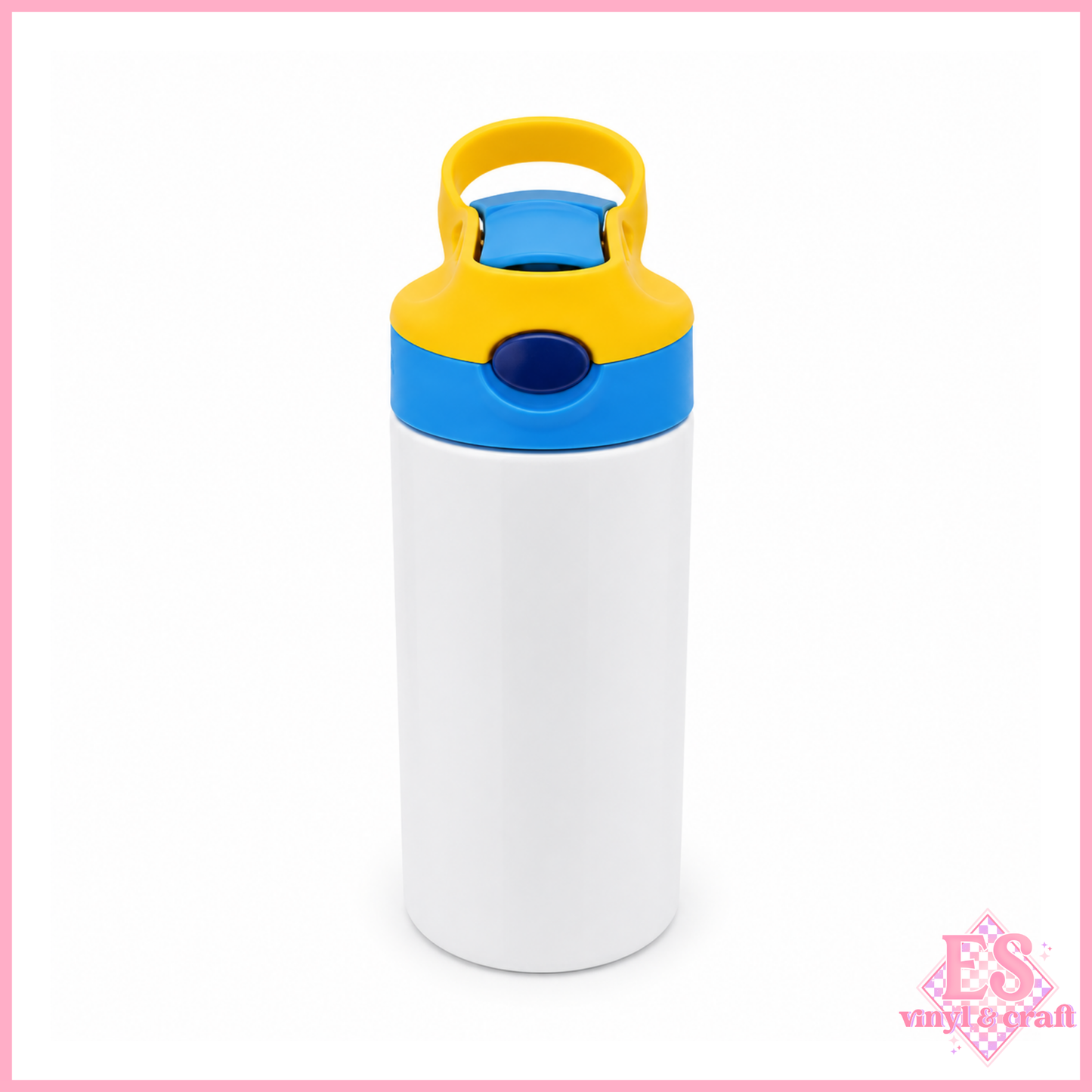 12oz Kids Flip-top White Sublimation Cup