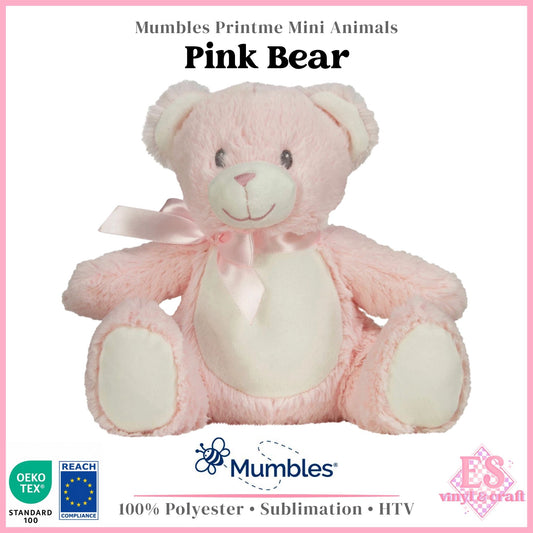 Mumbles Print Me MM60 - Pink Bear
