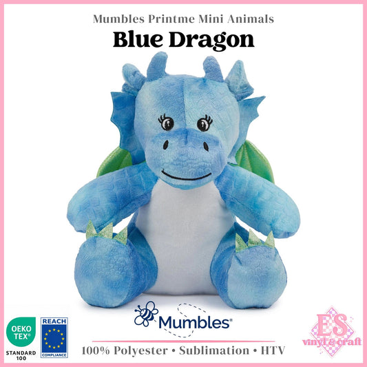 Mumbles Print Me MM60 - Blue Dragon
