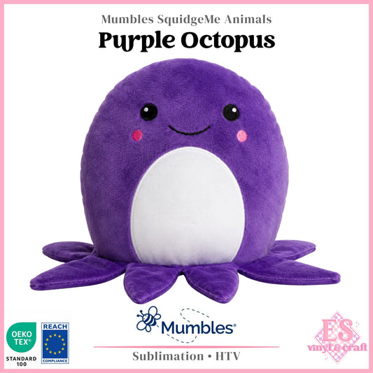 Purple Octopus - Mumbles Squidgy Animals