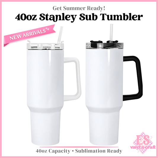 40oz Stanley Style Sublimation Tumblers