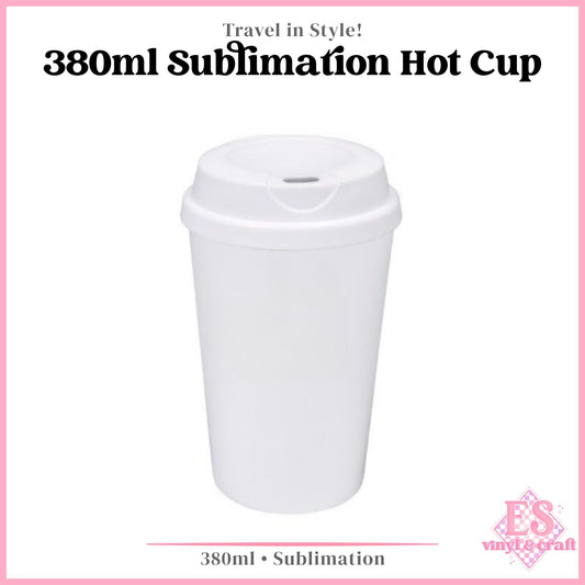 Travel Mug 380ml (Suitable for Sublimation)