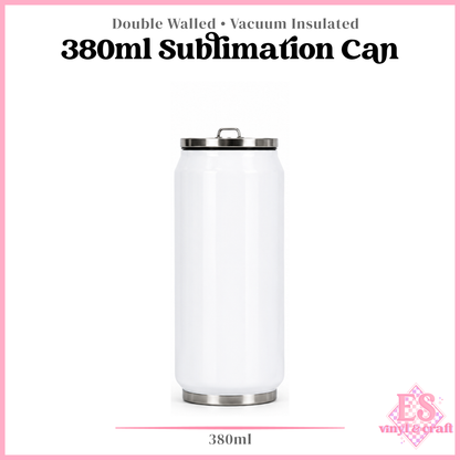 White Sublimation Cans 380ml or 450ml