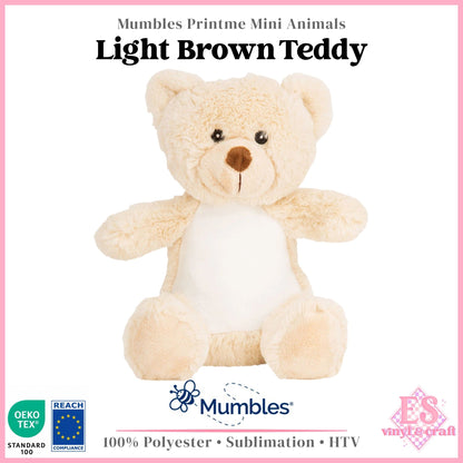 Mumbles Print Me MM60 - Light Brown Teddy