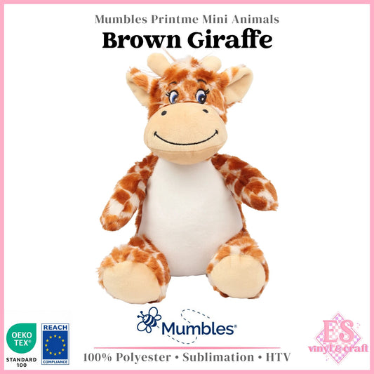 Mumbles Print Me MM60 - Brown Giraffe