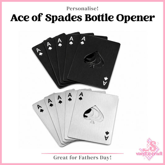 Ace of Spades Bottle Opener