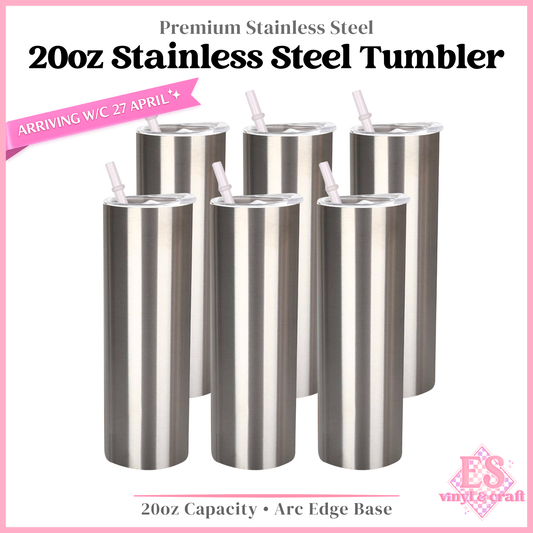 20oz Stainless Steel Tumbler (None Sublimation)