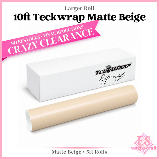 Dusty Matte Vinyl - 10ft