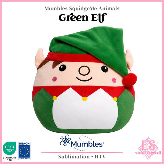 Green Elf - Mumbles Squidgy Animals