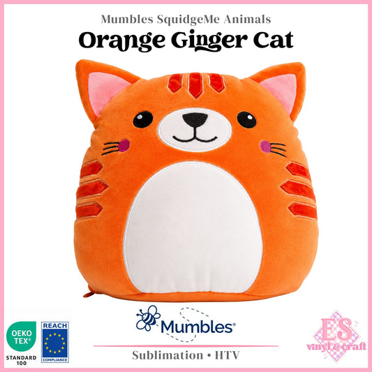 Orange Ginger Cat - Mumbles Squidgy Animals