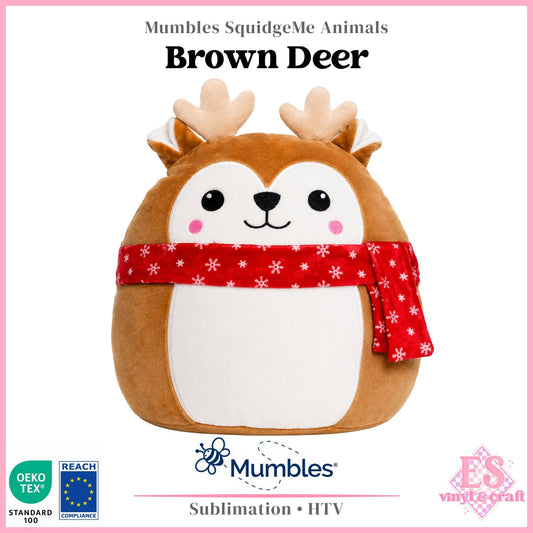 Brown Deer - Mumbles Squidgy Animals