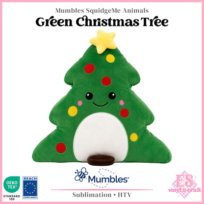 Green Christmas Tree - Mumbles Squidgy Animals
