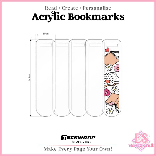 Teckwrap Acrylic Bookmarks