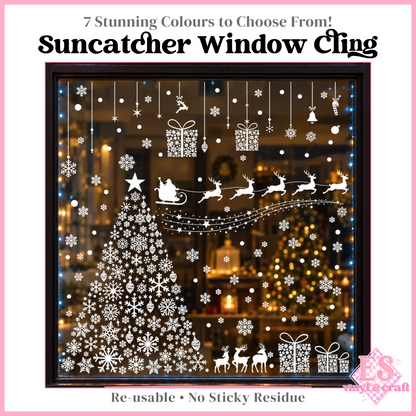 Coloured Static Window Cling - Various Colours
