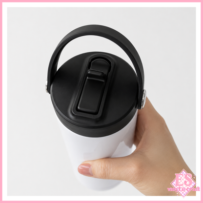 20oz Dual Lid White Sublimation Tumbler