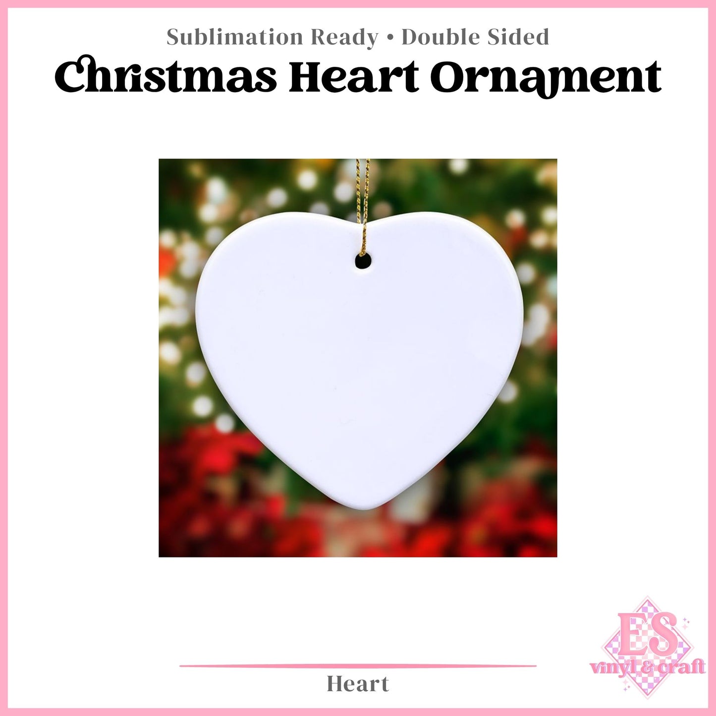 Polymer Sublimation Ornaments