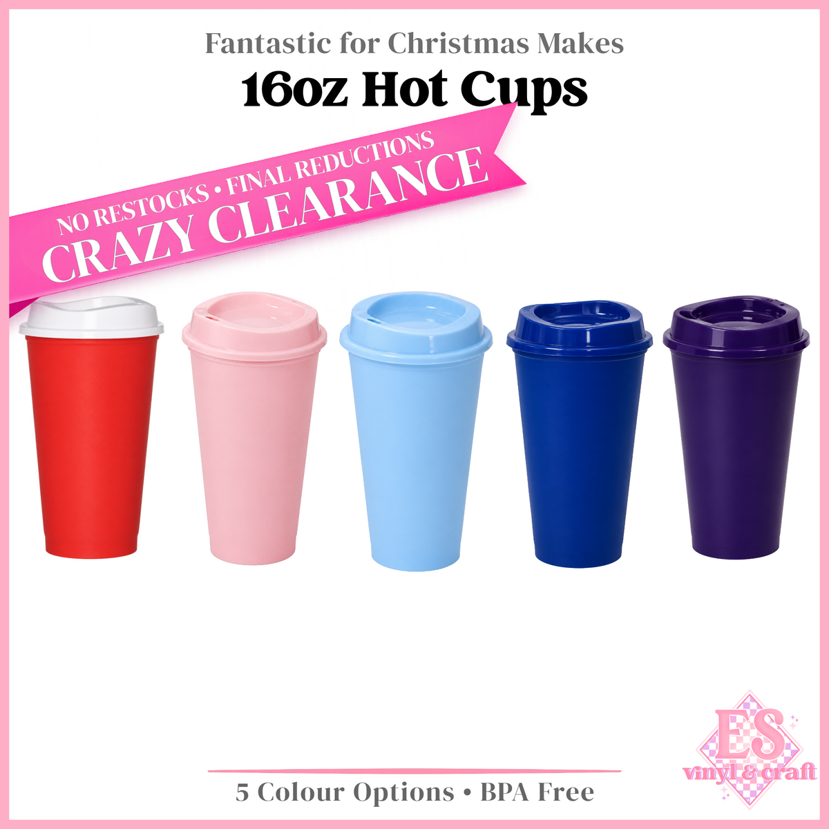 Hot Cups Coffee / Tea 16oz