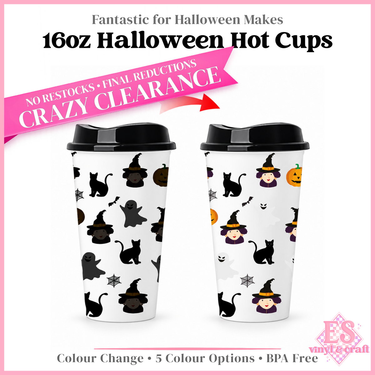 Halloween Hot Cup 16oz