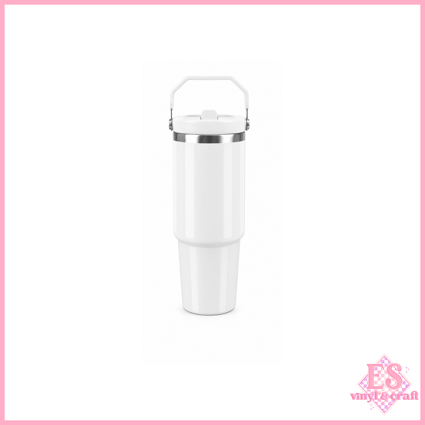 30oz Tumblers (Flip Handles) Sublimation Ready!