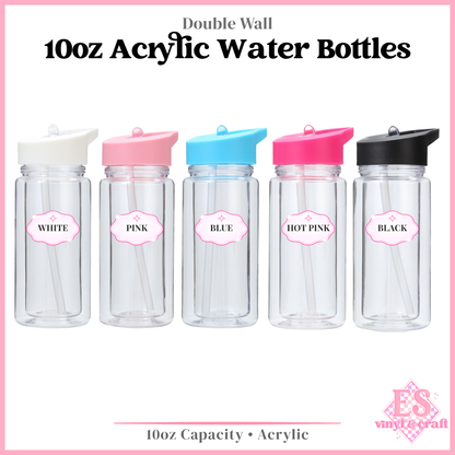 10oz Double Wall Plastic Snowglobes with Plug