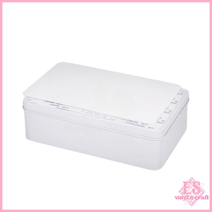 White Rectangle Sublimation Tin 18cm x 11cm x 5.5cm