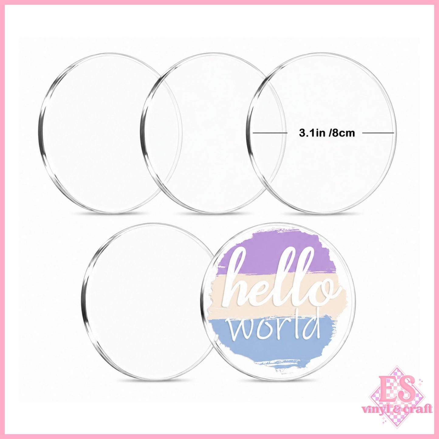 Teckwrap Acrylic Discs