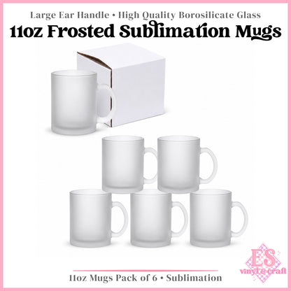 Frosted Sublimation Mug 11oz (330ml)
