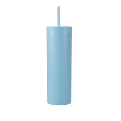 Matte Skinny Tumblers Double Wall 16oz (Letters Z - A11)