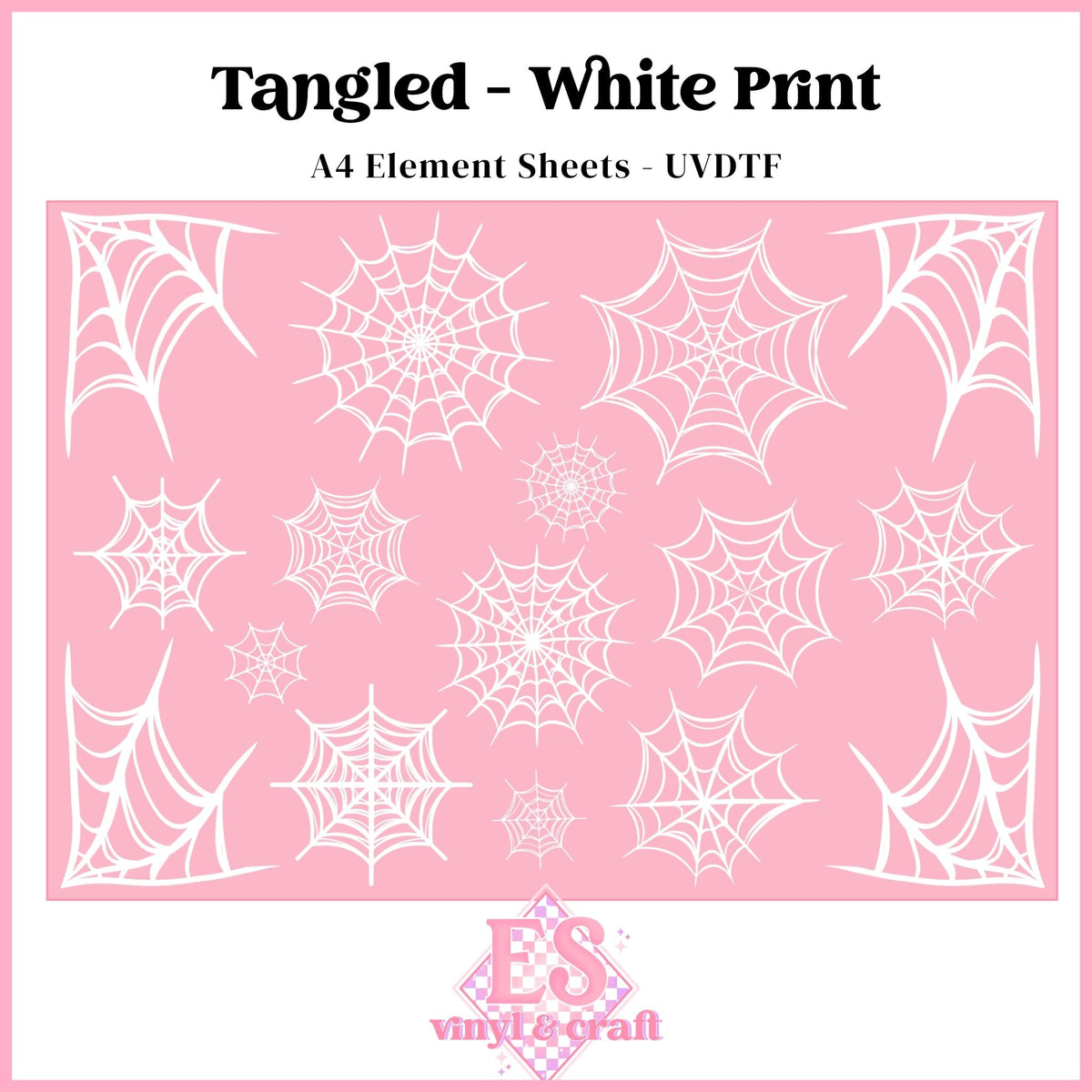 Tangled - UVDTF Element Sheet