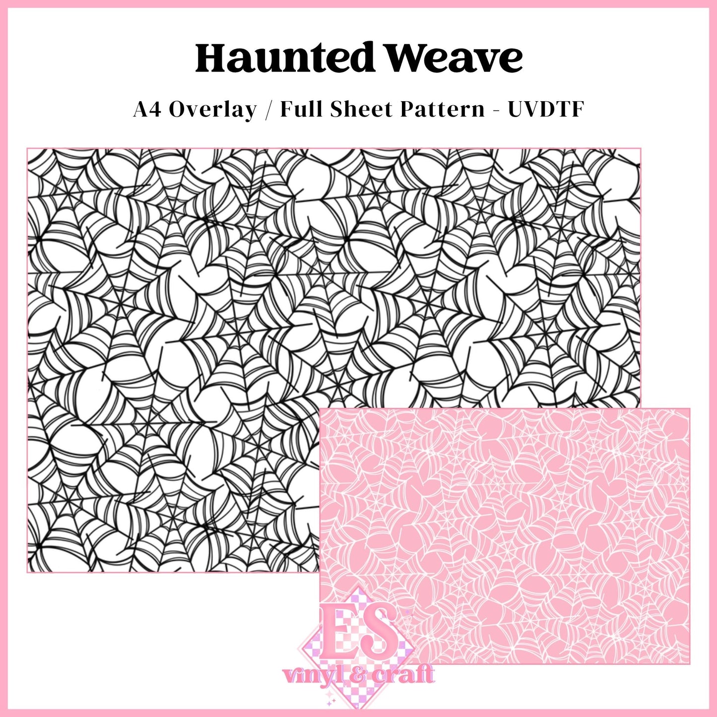 Haunted Weave - UVDTF Overlay Sheet