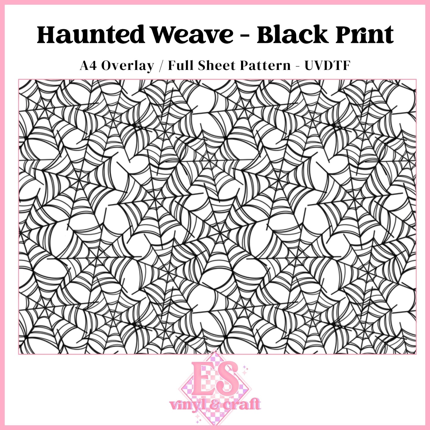 Haunted Weave - UVDTF Overlay Sheet