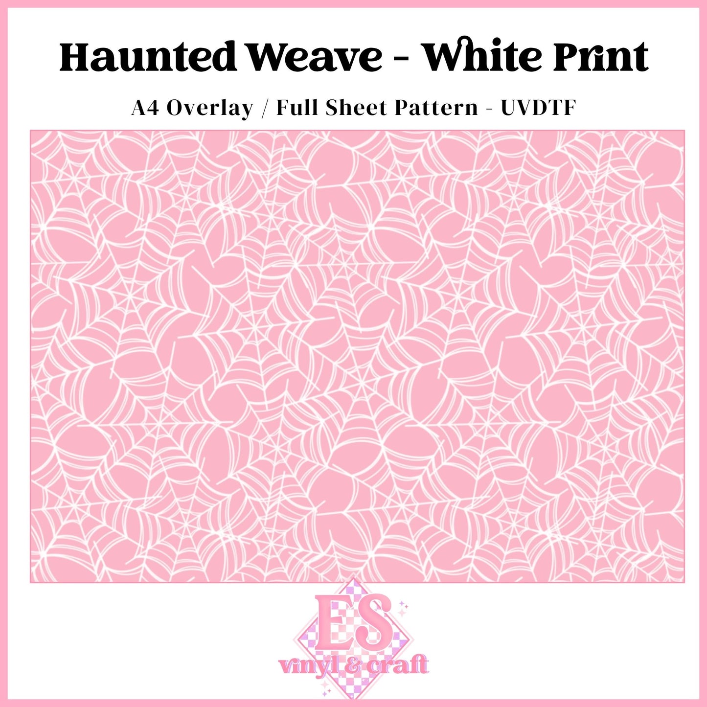 Haunted Weave - UVDTF Overlay Sheet