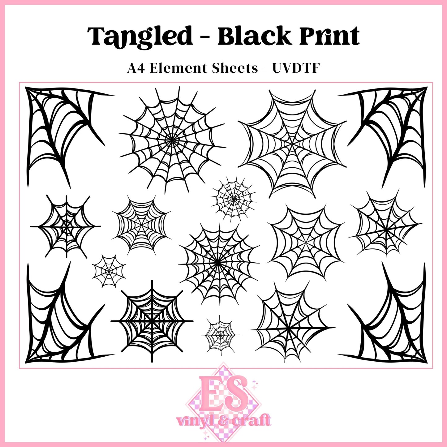 Tangled - UVDTF Element Sheet
