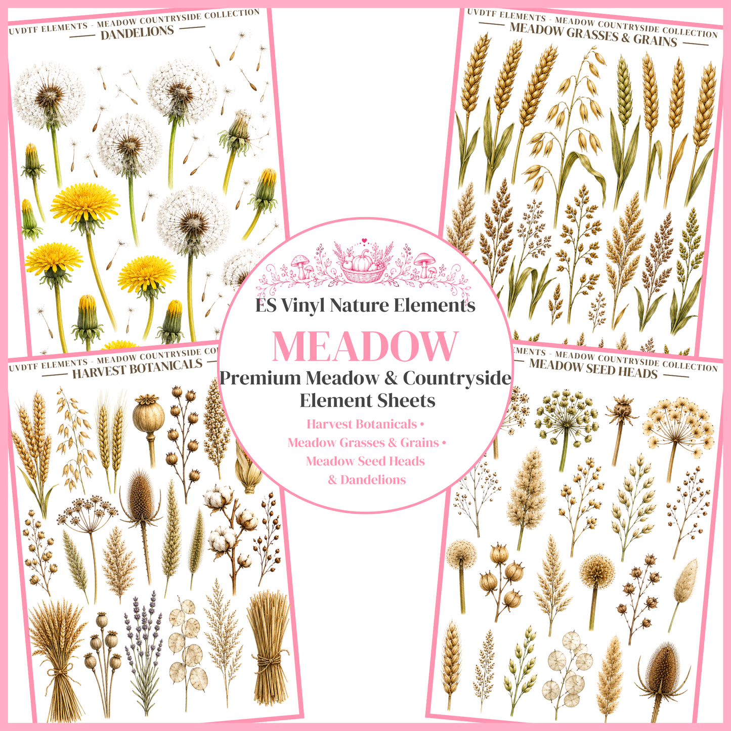 UVDTF Elements - Meadow