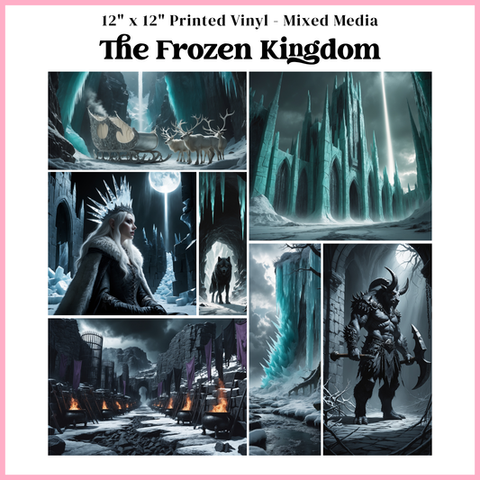 The Frozen Kingdom - Mixed Media Vinyl 12"x12" Sheet