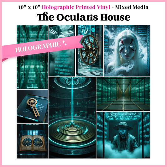The Ocularis House - Mixed Media Vinyl 10"x10" Sheet