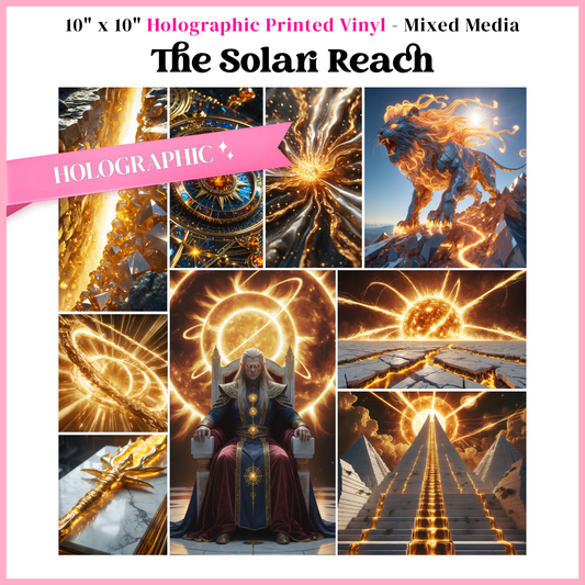 The Solari Reach - Mixed Media Vinyl 10"x10" Sheet