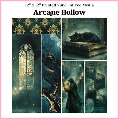 Arcane Hollow - Mixed Media Vinyl 12"x12" Sheet
