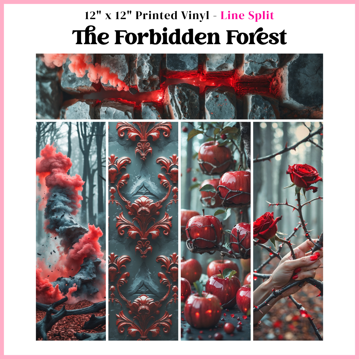 The Forbidden Forest - Line Split - 12" x 12" Sheet