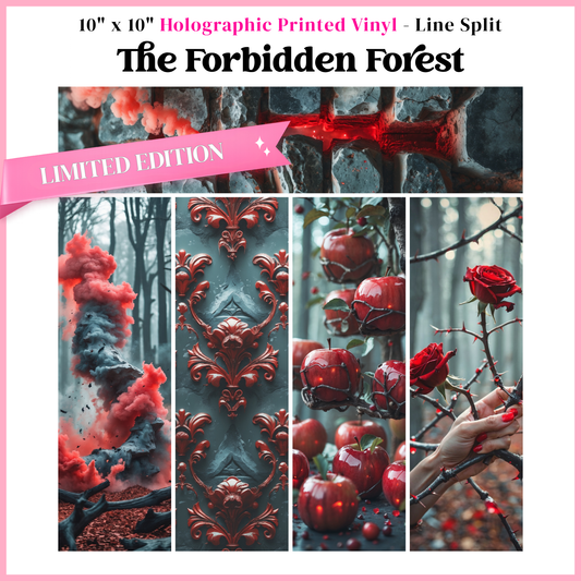 The Forbidden Forest - Mixed Media Vinyl 10"x10" Sheet
