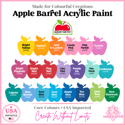 Apple Barrel Acrylic Paint 2oz (Made in the USA)