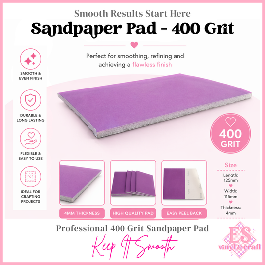 Sandpaper Pad 400 Grit